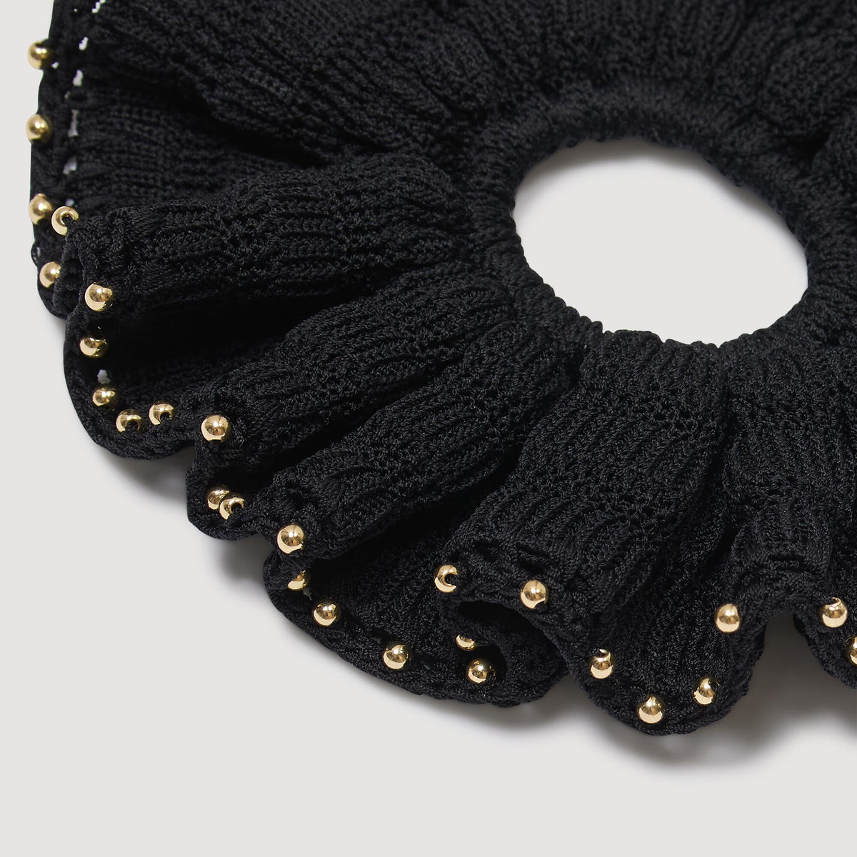Sandro Beaded crochet scrunchie