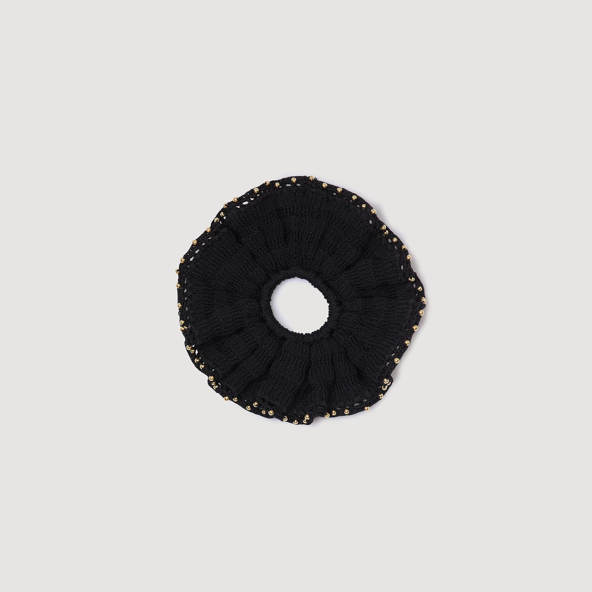 Sandro Beaded crochet scrunchie