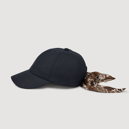 Sandro Cap with tied scarf