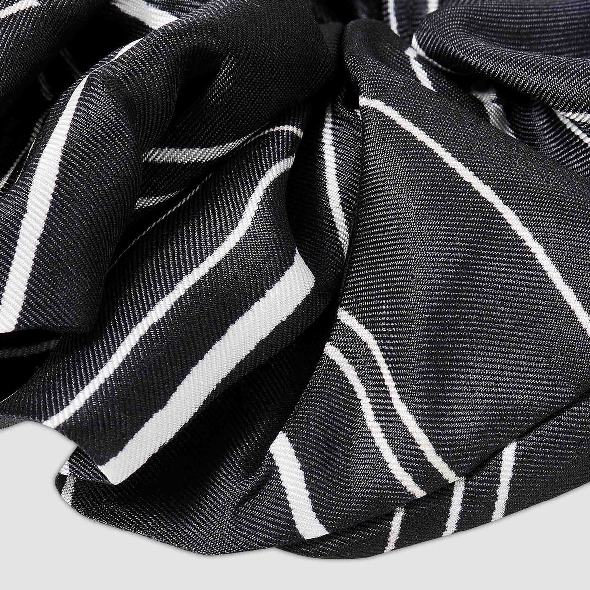 Sandro Striped silk scrunchie