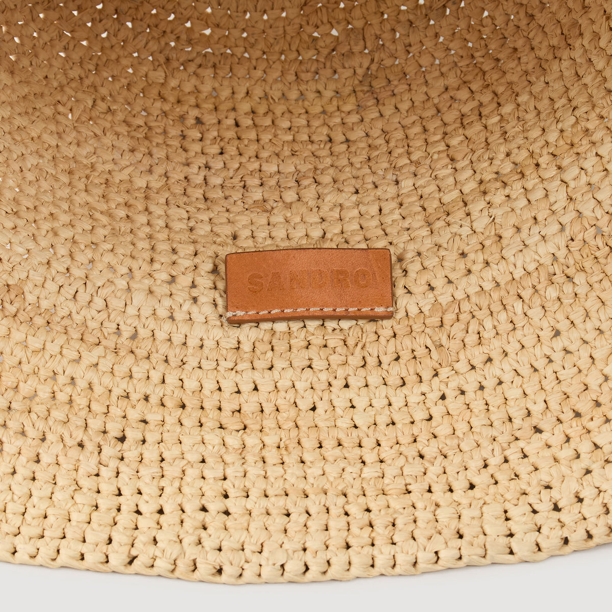 Sandro Raffia bucket hat