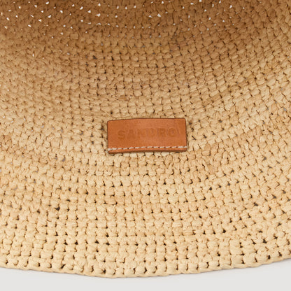 Sandro Raffia bucket hat