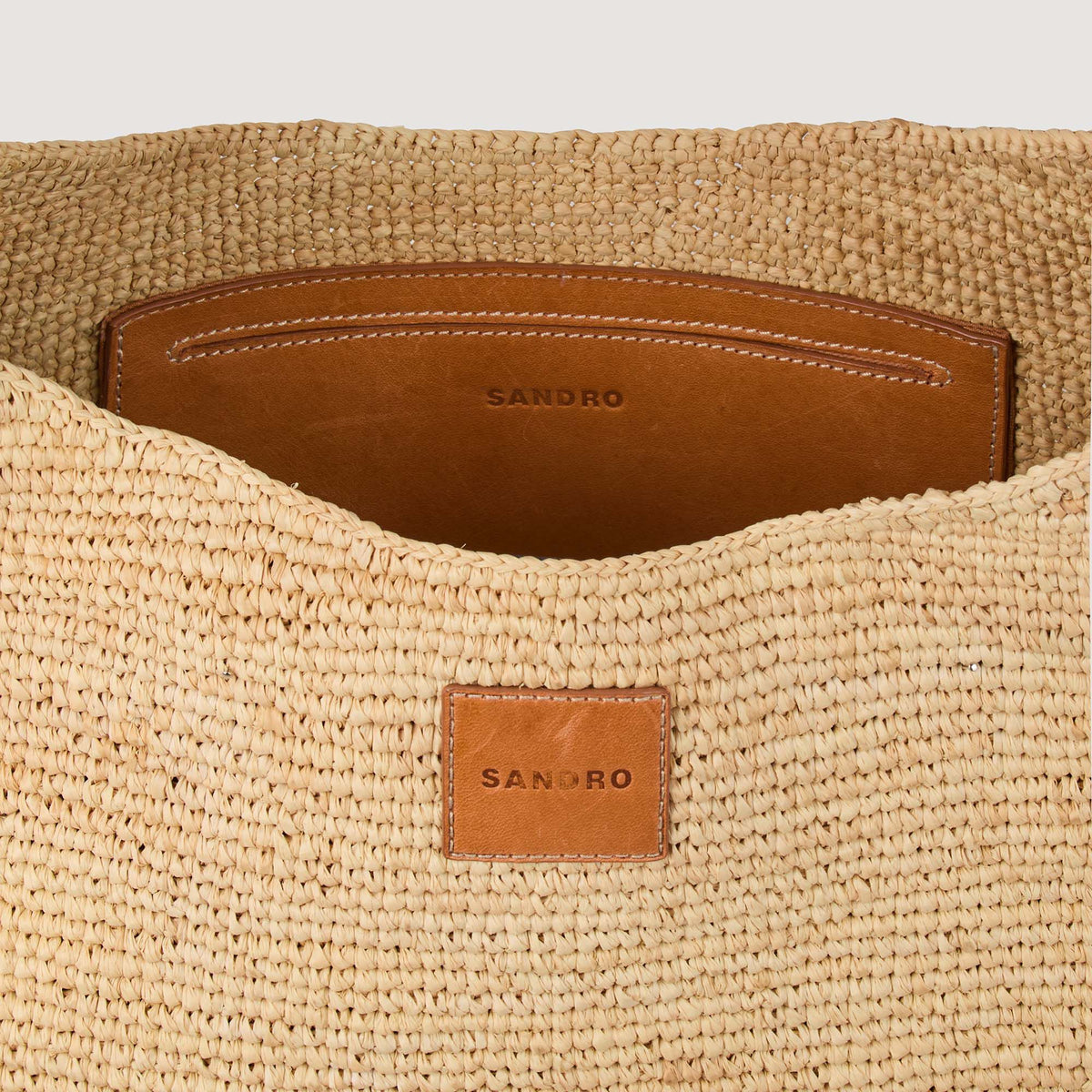Sandro Raffia bag