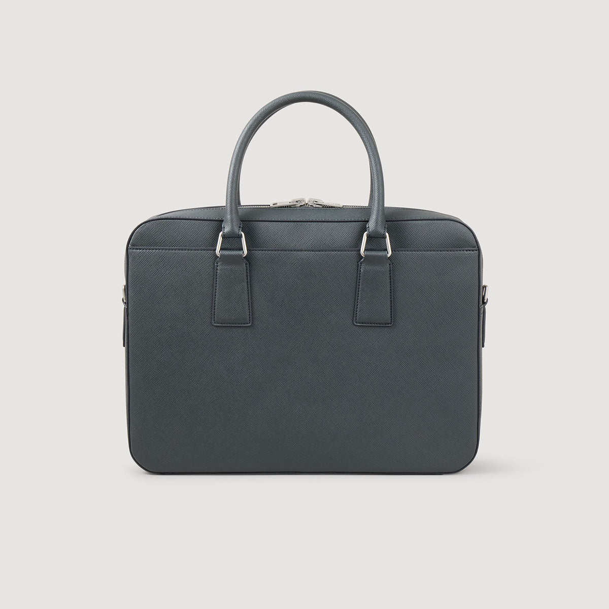 Sandro Reconstituted leather briefcase