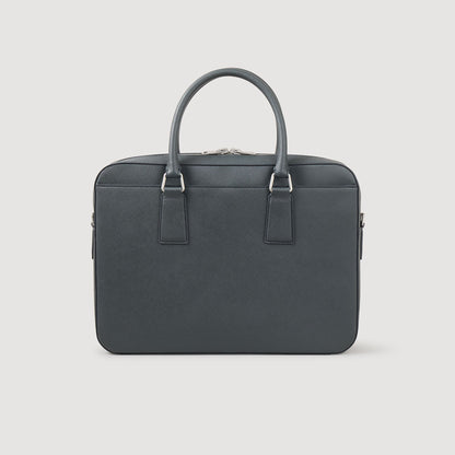 Sandro Reconstituted leather briefcase