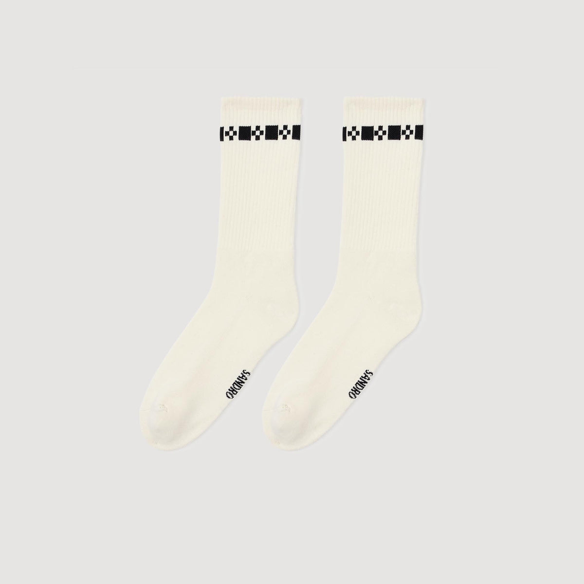 Sandro Cross signature embroidered socks
