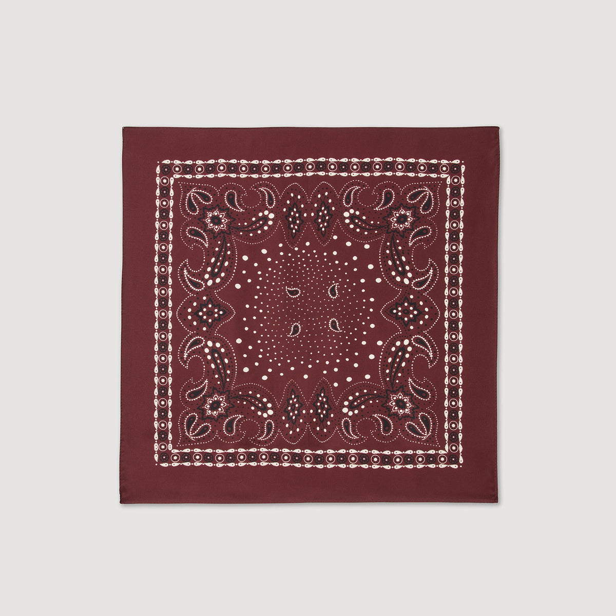 Sandro Silk bandana print scarf