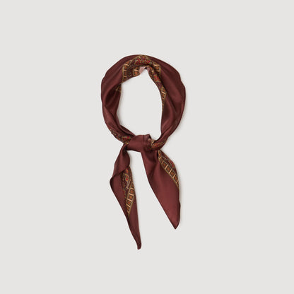 Sandro Placed print scarf