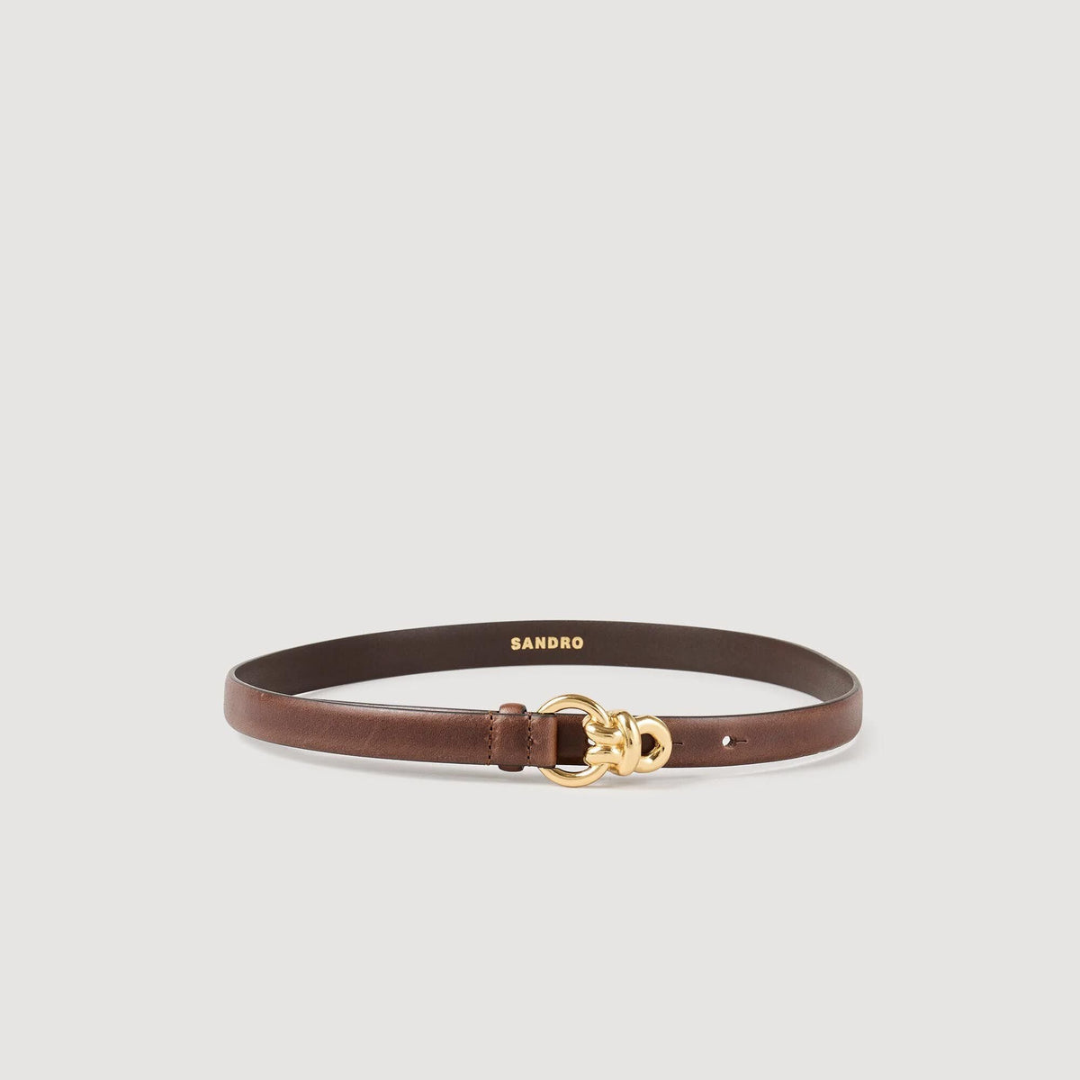 Sandro Slim leather belt