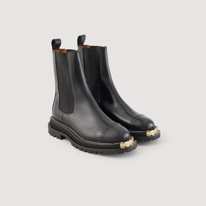 Sandro Ankle boots with notched sole