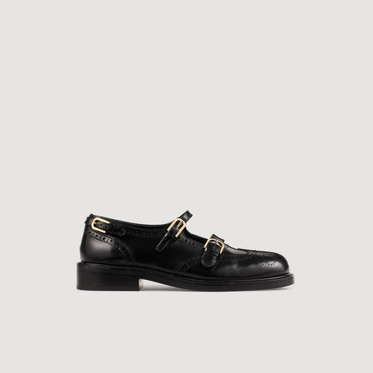 Sandro Multi-Buckle Mary Jane loafers