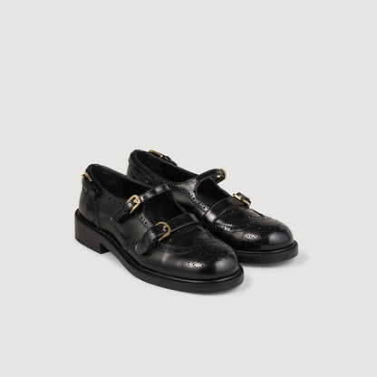 Sandro Multi-Buckle Mary Jane loafers