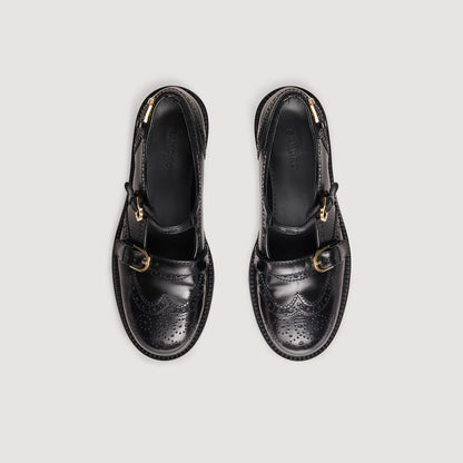 Sandro Multi-Buckle Mary Jane loafers