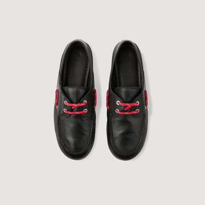 Sandro Leather boat shoe loafers