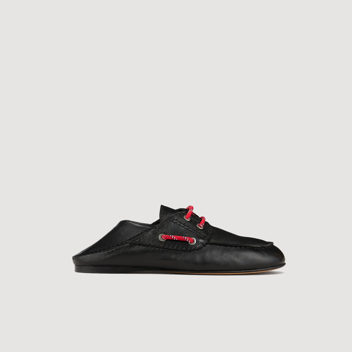 Sandro Leather boat shoe loafers