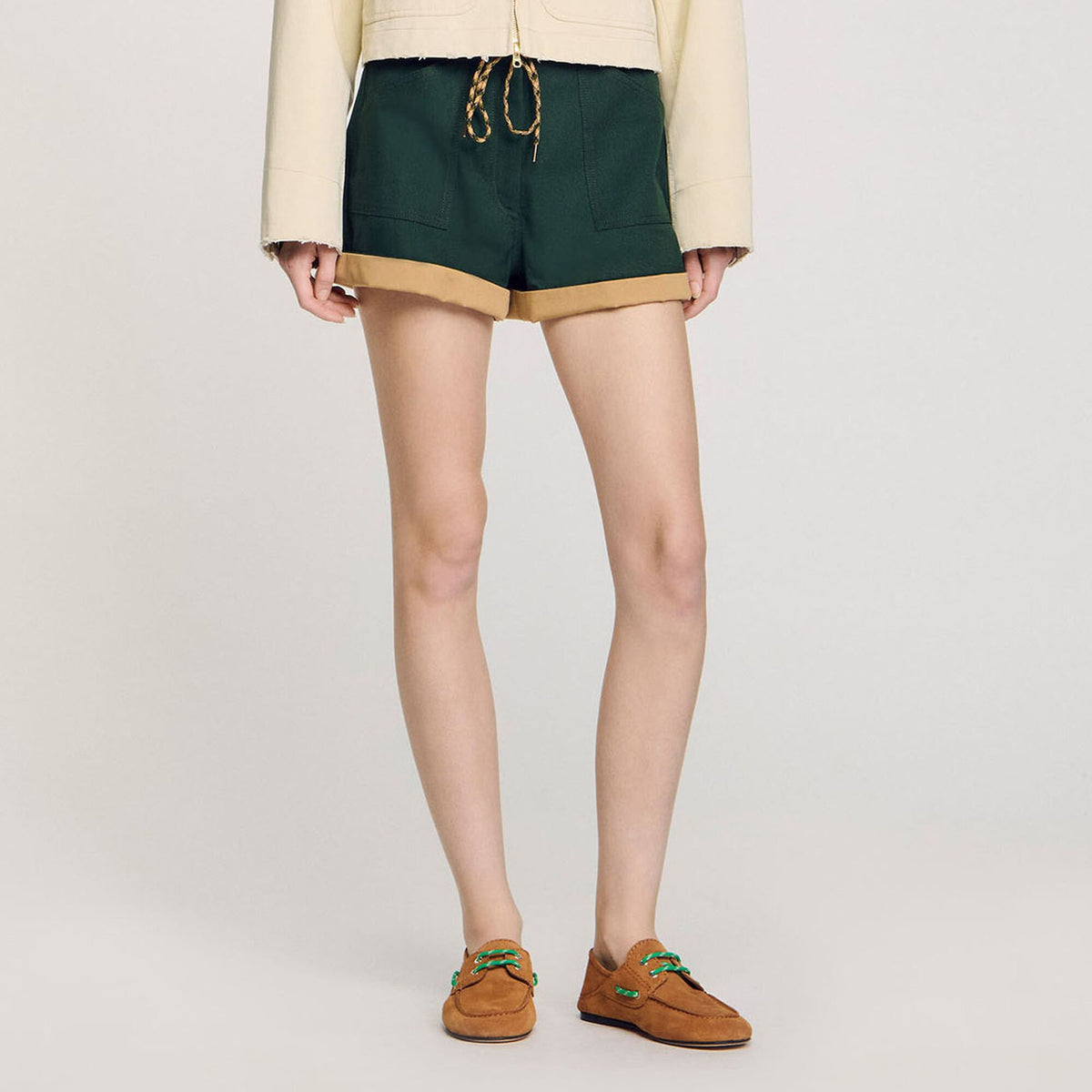 Sandro Suede boat shoe loafers