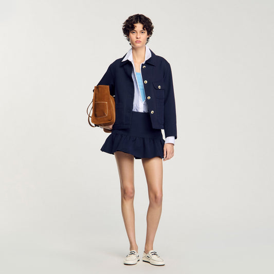 Sandro Jacket with officer buttons