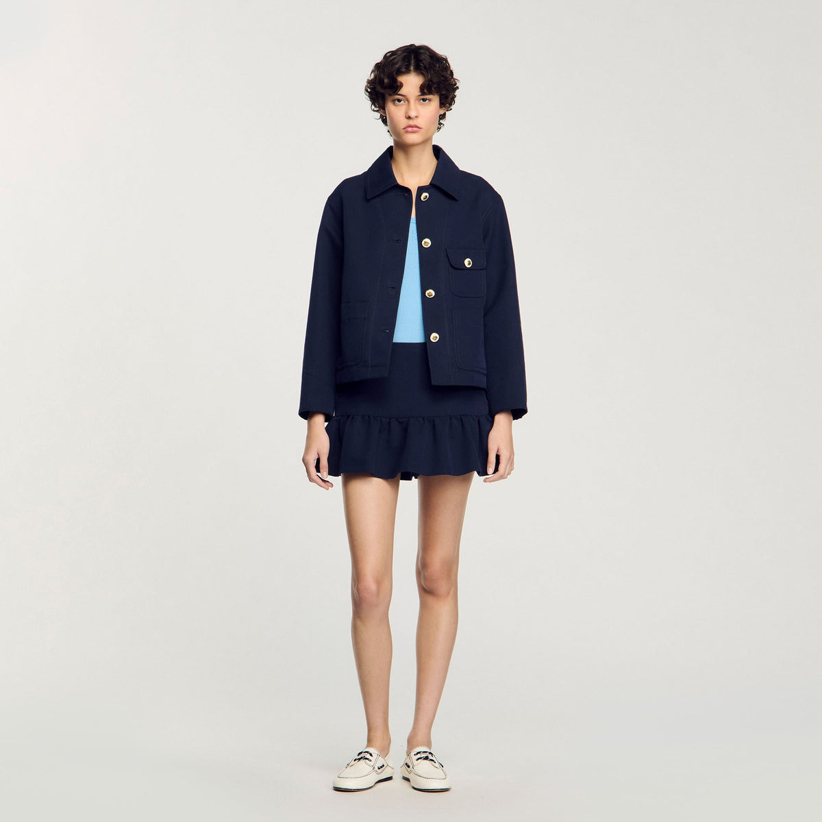 Sandro Jacket with officer buttons