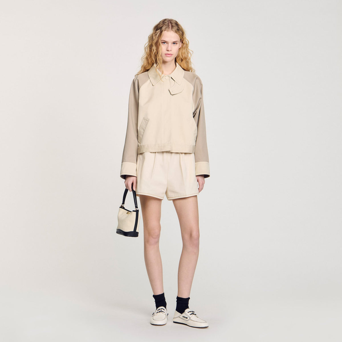 Sandro Two-tone jacket