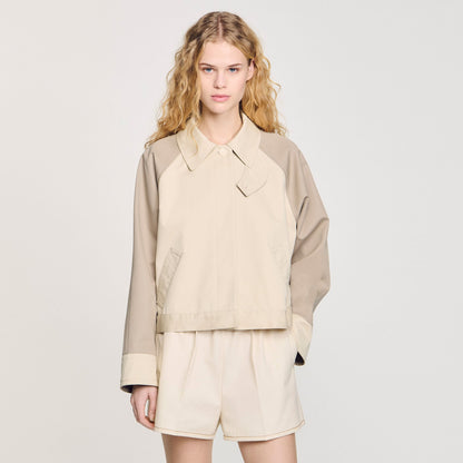 Sandro Two-tone jacket