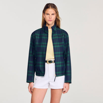 Sandro Checked jacket