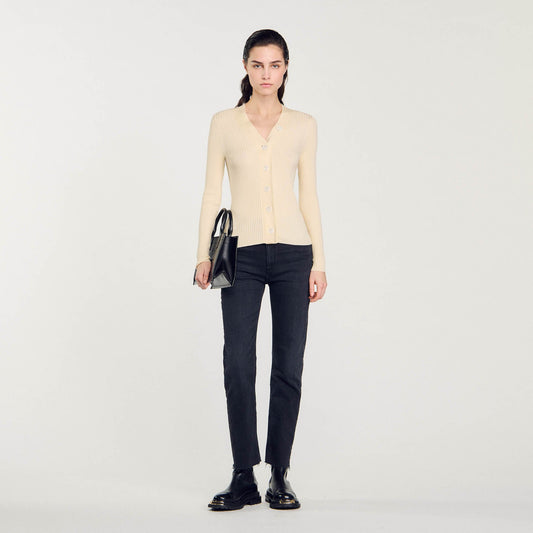Sandro Cardigan in certified viscose
