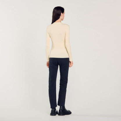 Sandro Cardigan in certified viscose