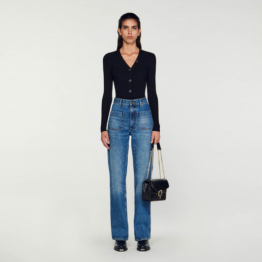 Sandro Cardigan in certified viscose