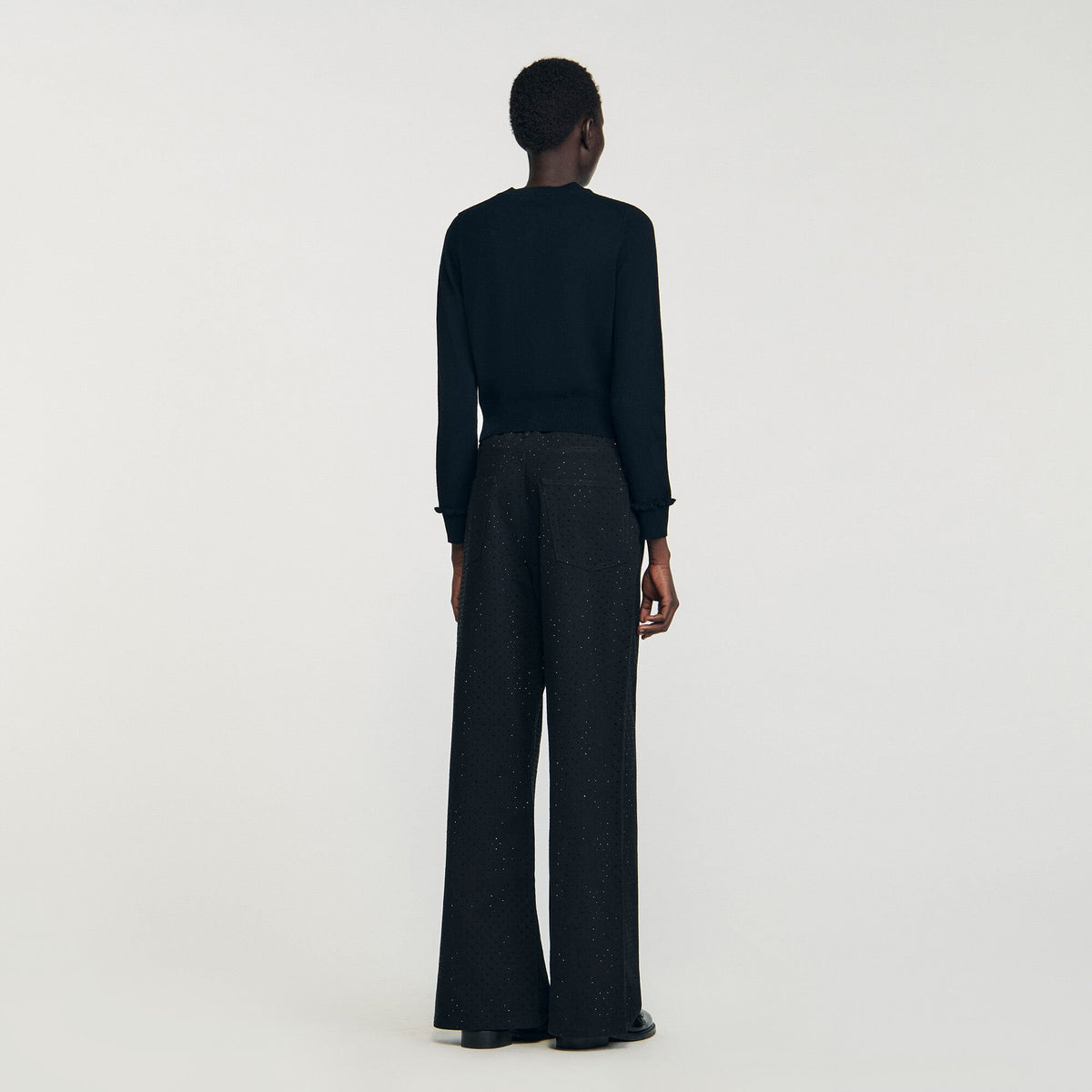 Sandro Ruffled cardigan