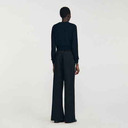 Sandro Ruffled cardigan