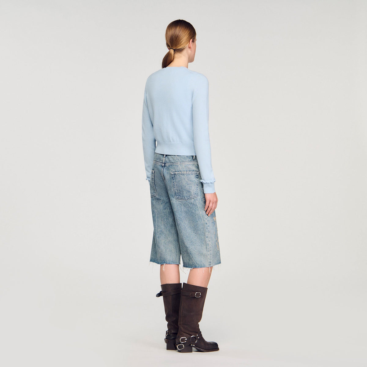 Sandro Ruffled cardigan