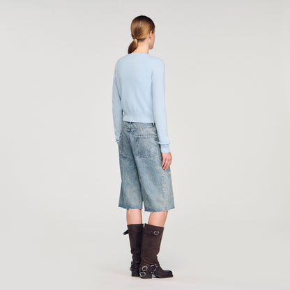 Sandro Ruffled cardigan