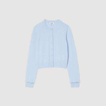 Sandro Ruffled cardigan