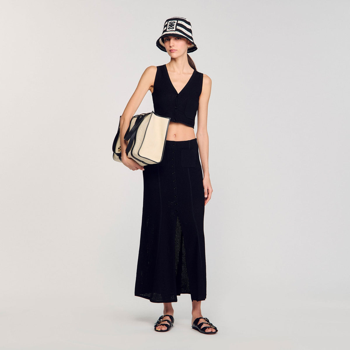 Sandro Decorative knit cardigan