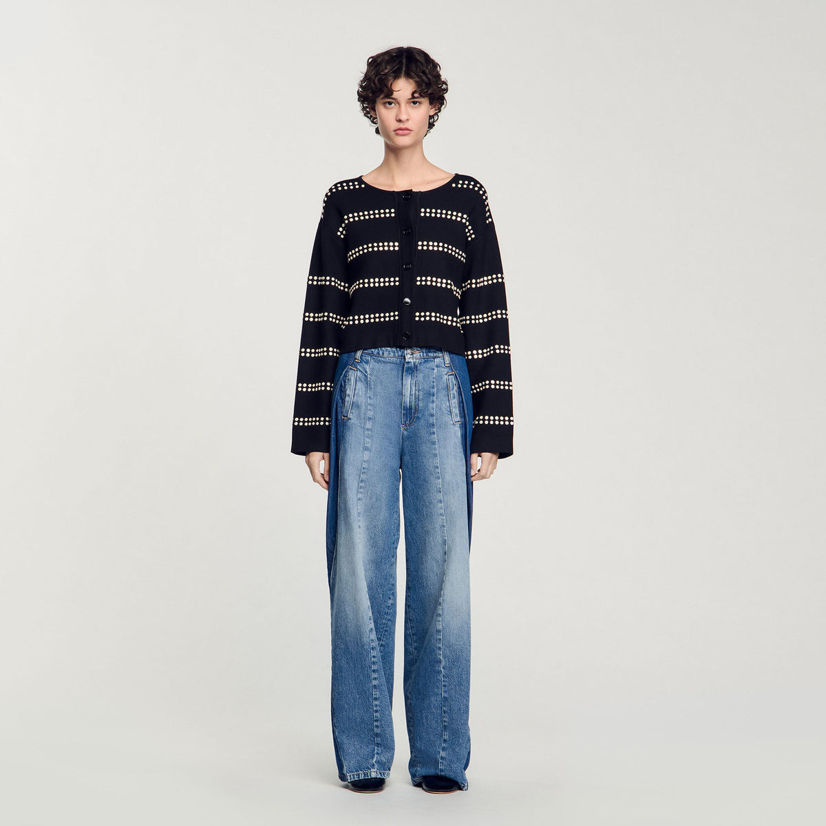 Sandro Studded cardigan