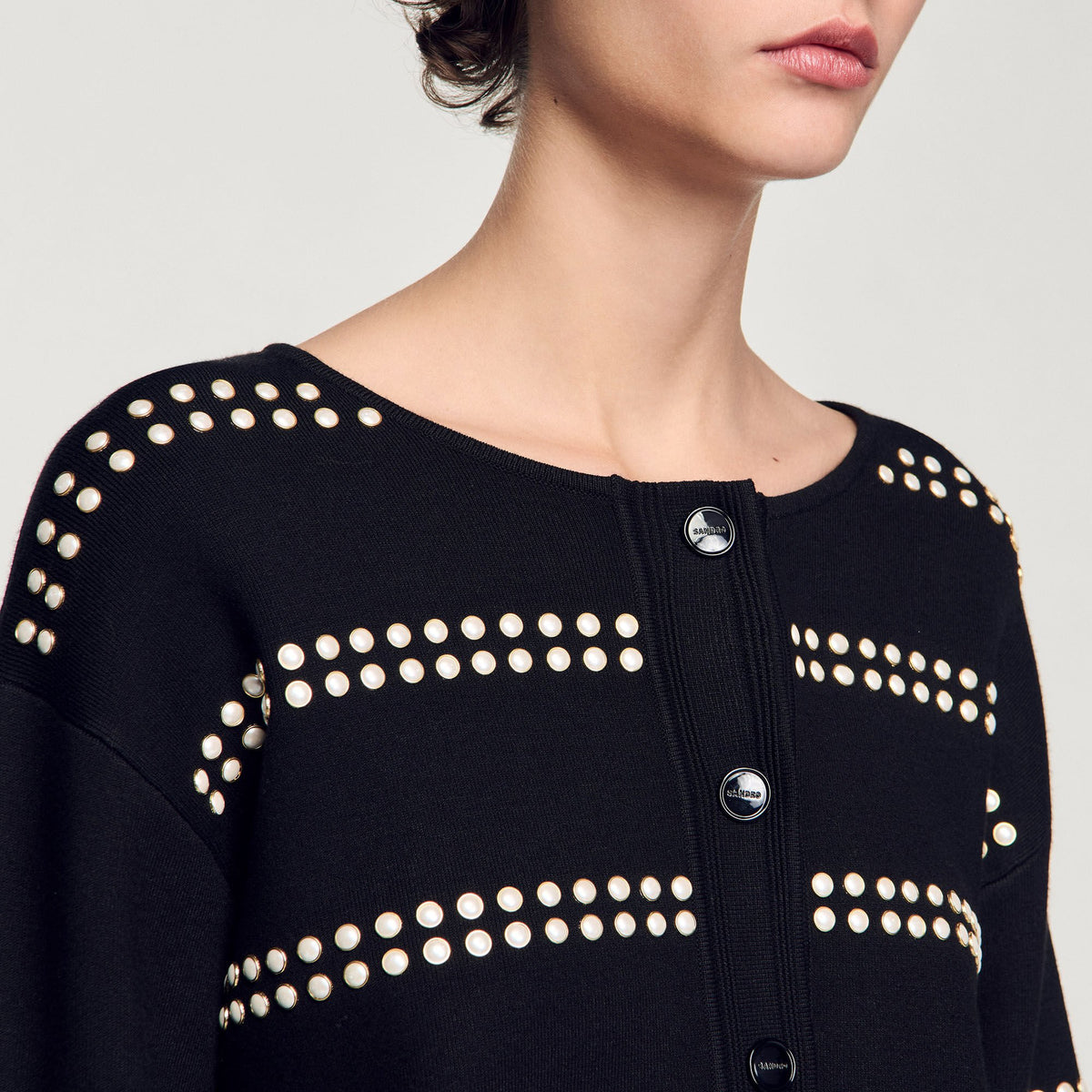 Sandro Studded cardigan