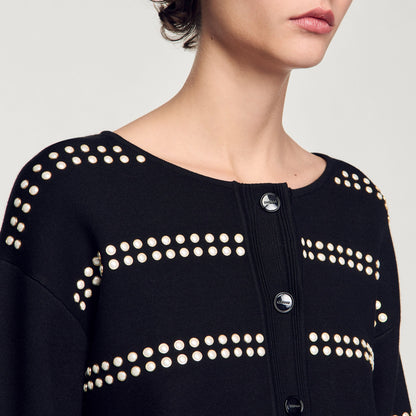 Sandro Studded cardigan