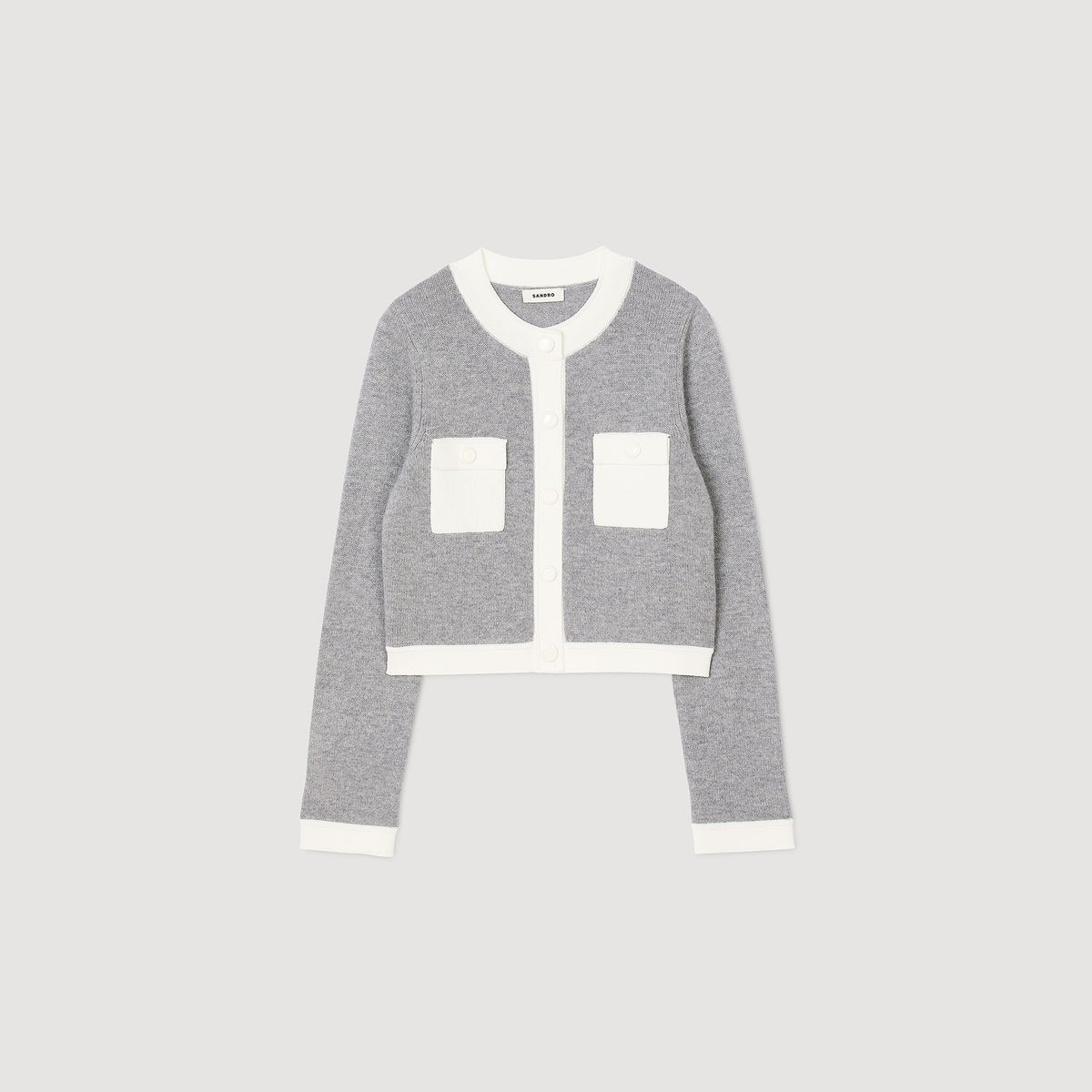 Sandro Two-tone cardigan