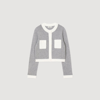 Sandro Two-tone cardigan
