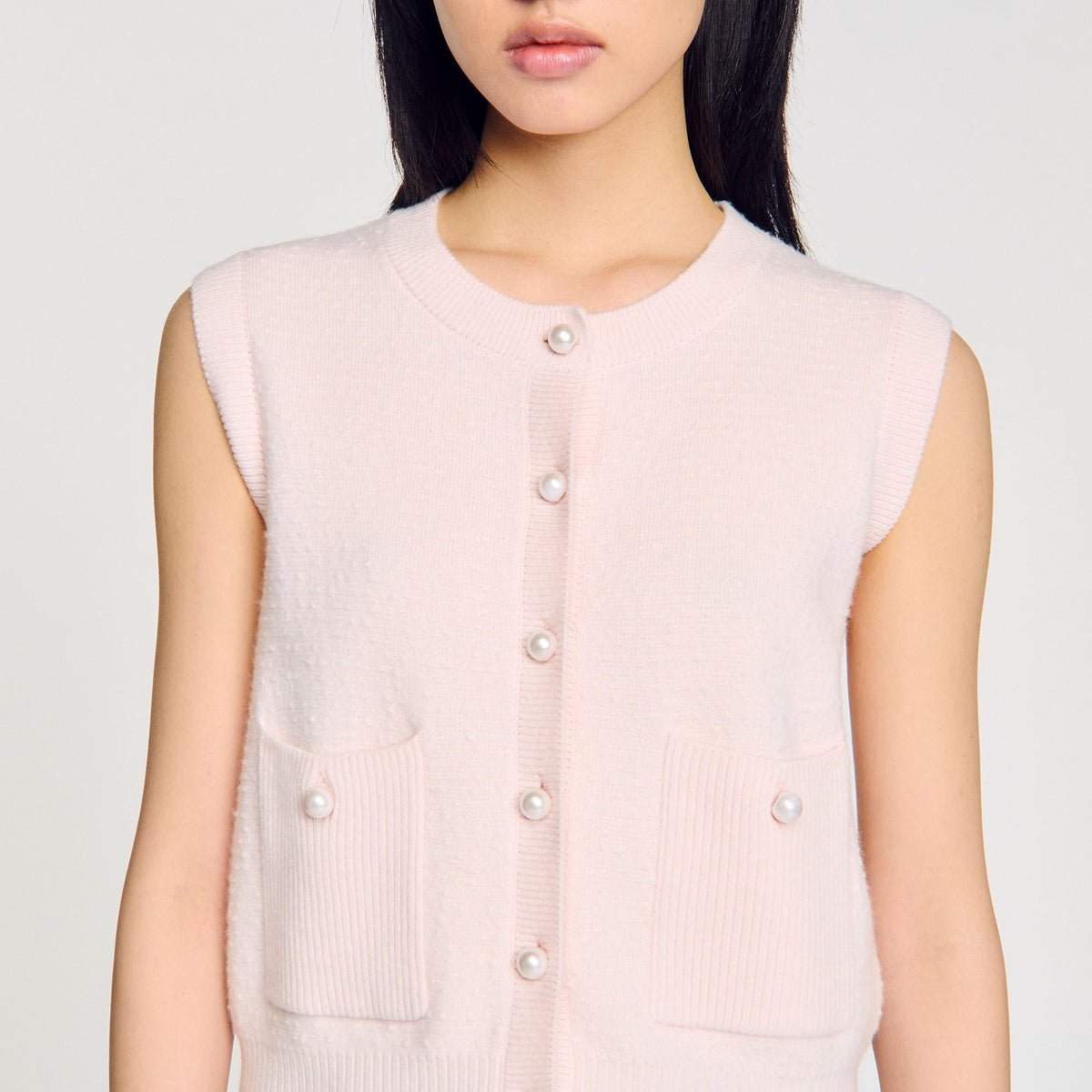 Sandro Textured tweed cardigan