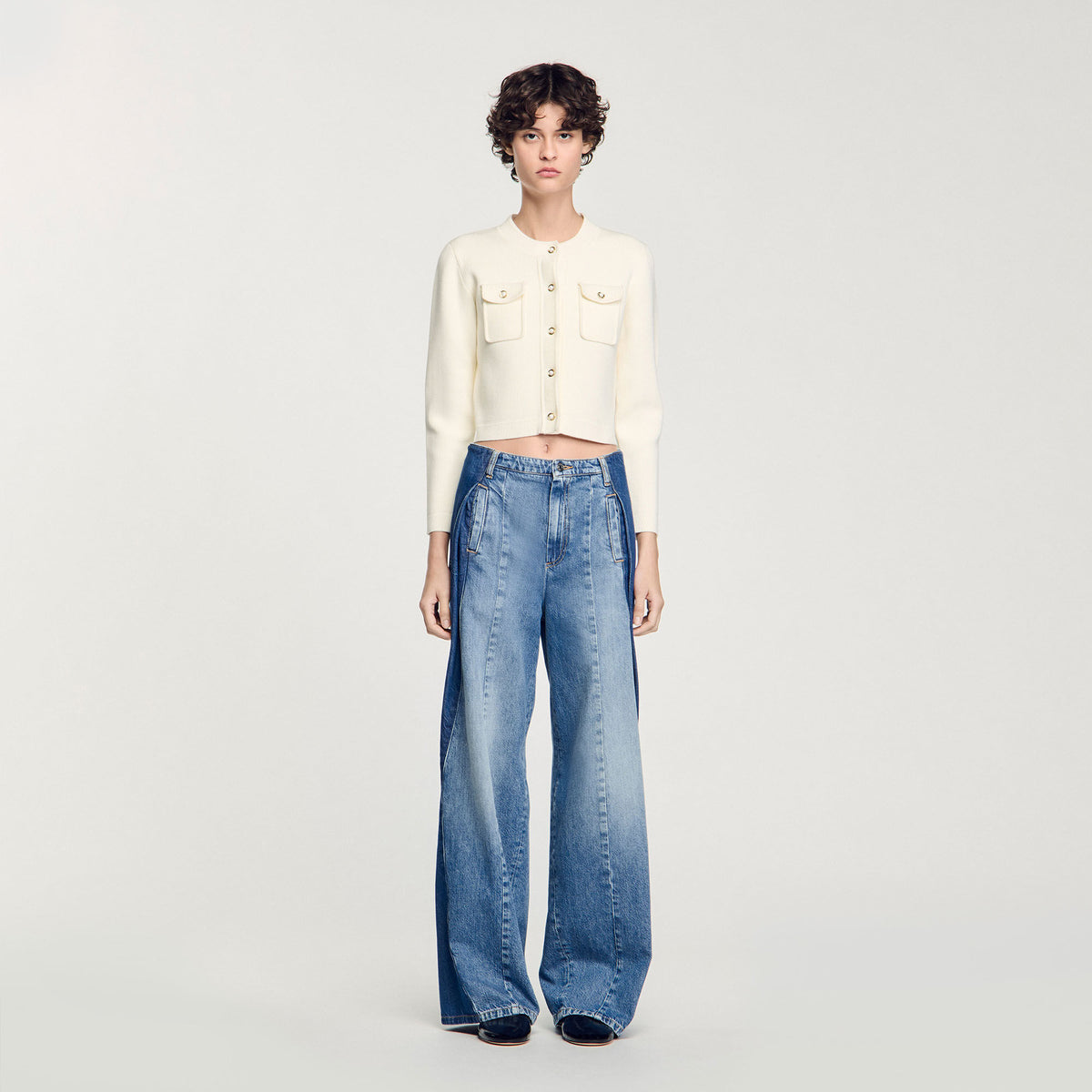 Sandro Rib knit cardigan