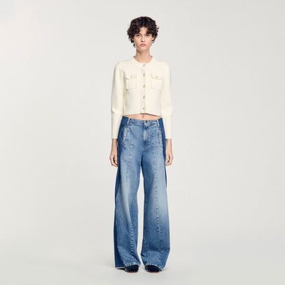 Sandro Rib knit cardigan