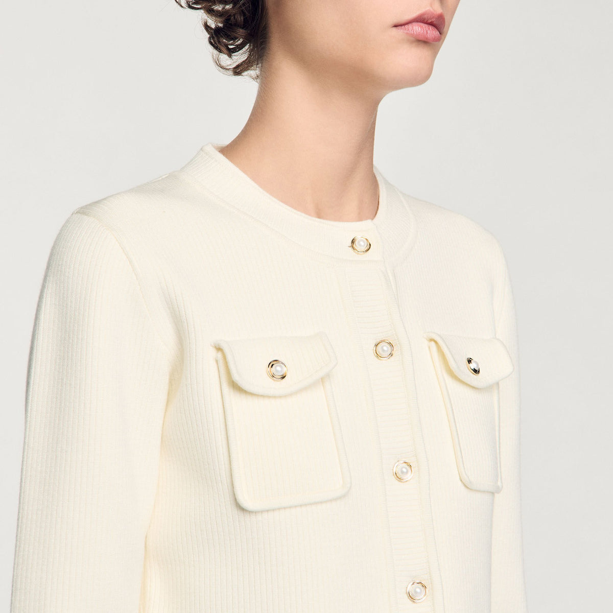 Sandro Rib knit cardigan