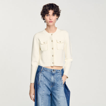 Sandro Rib knit cardigan