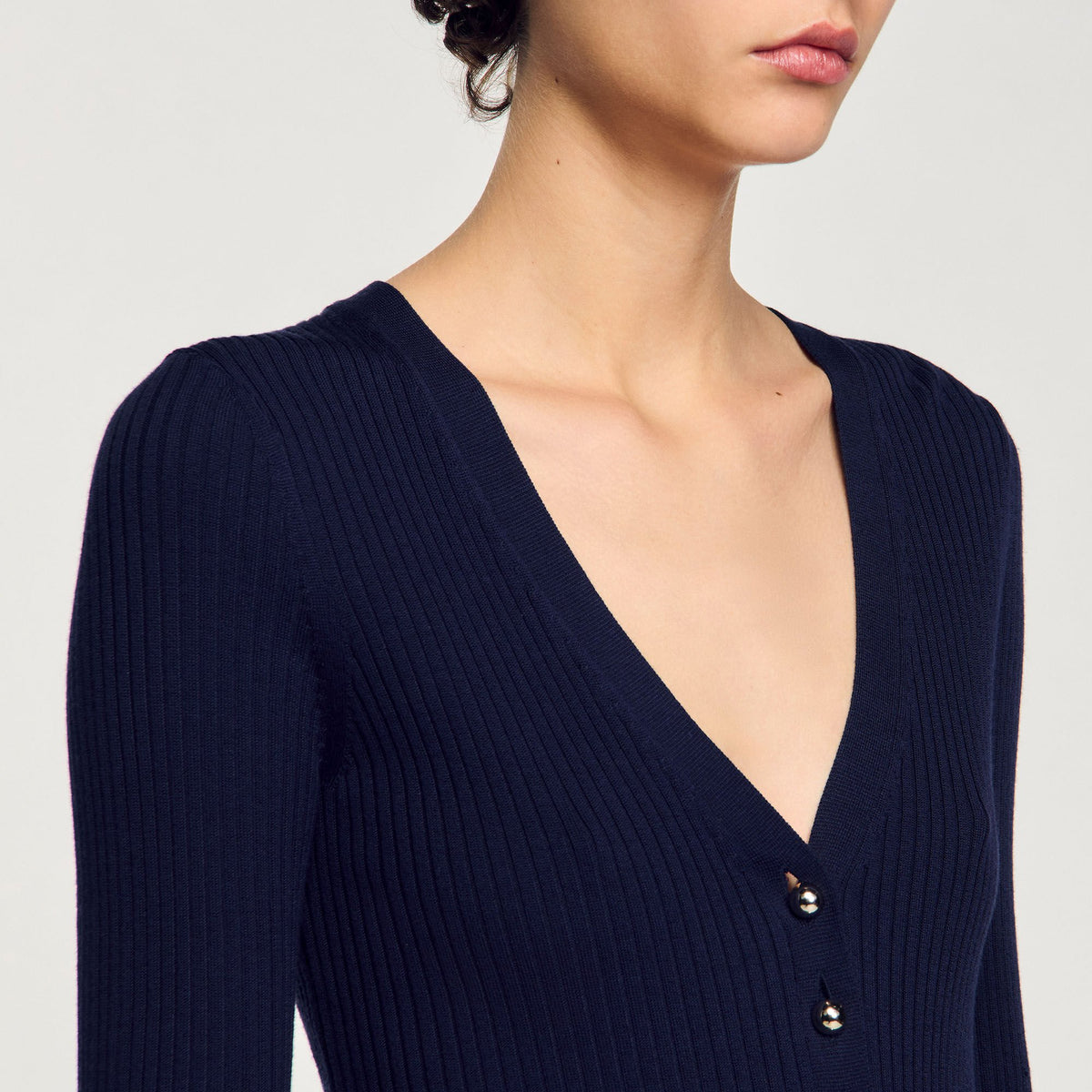 Sandro Rib knit cardigan