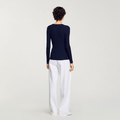 Sandro Rib knit cardigan