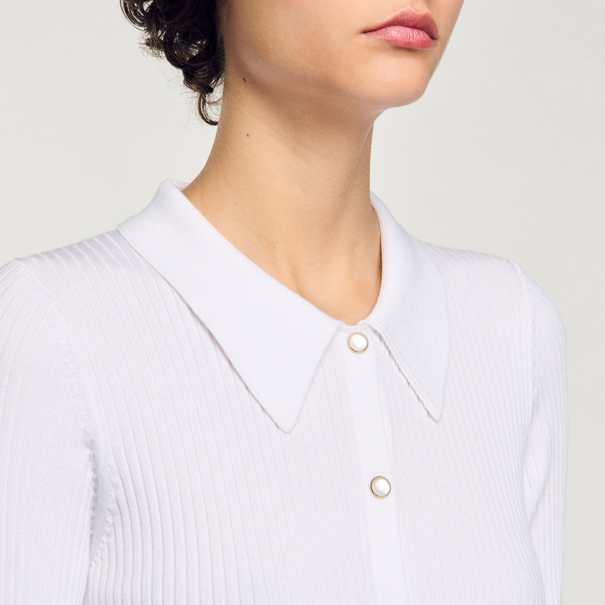 Sandro Rib knit cardigan