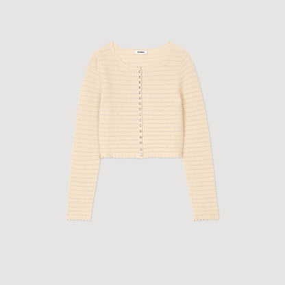 Sandro Rhinestone cardigan