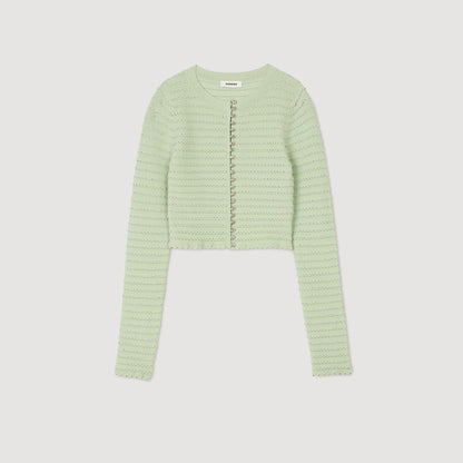 Sandro Rhinestone cardigan