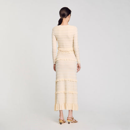 Sandro Ruffled cardigan